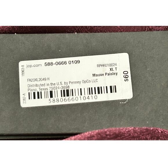 Shaquille O'neal Xlg Men's Casual Botton Down shirt Big & Tall Maroon - Picture 4 of 6